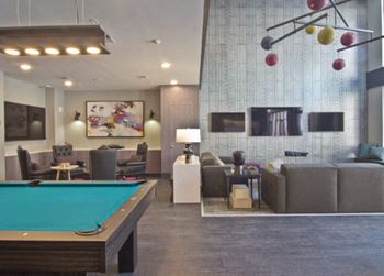The nicholas clubroom pool table
